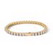 Men's Jewelry Hip Hop Zircon Bracelet 4mm Spring Buckle Stainless Steel Tennis Chain Boys High Grade Titanium Steel Bracelet_ipsvogv.com