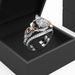 Three Heroes Couple Jewelry Creative Gold Plated Zircon Fashion Pair Ring Women's Handpiece_ipsvogv.com