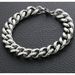 Trendy DJ, Student Singer, Rap Hairstylist, Nightclub, Rock, Street Dance, Hip-hop, Punk, Thick Wide Titanium Steel_ipsvogv.com