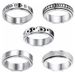 Jewelry & Accessories Rotatable Decompression Ring Titanium Steel Jewelry Set Couple Ring Wedding Ring_ipsvogv.com