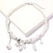 Ins Fashion Accessories Simple Special Shaped Pearl Pendant Women's Necklace Clavicle Chain_ipsvogv.com