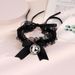Mishlan Bowknot Lace Bell Necklace Choker Neck Accessory Neckband Cosplay Maid Collar 889_ipsvogv.com