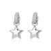 Women’s Jewelry Set Fashion Copper Plated Real Gold Inlaid Zircon Star Heart Earrings Female INS Fashion Light Luxury Personality French Earrings_ipsvogv.com