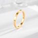 Women's Jewelry Stainless Steel Ring Titanium Steel Ring Round Ring Niche Design Trendy Jewelry_ipsvogv.com