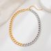 Fashion Personality Thick Chain Cuban Necklace Retro Punk Necklace Men And Women Hip Hop Clavicle Chain_ipsvogv.com