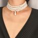 Personalized Versatile Jewelry, Geometric Beaded Necklace, Simple And Multi-layered Irregular Pearl Pendant, Necklace_ipsvogv.com