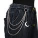 Waist Jewelry, Personalized And Minimalist Hip-hop Moon Pendant, Street Photo, Multi-layer Pants Chain_ipsvogv.com