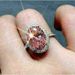 Cao Shi's 2023 Hot Selling Oval Jewelry Pink Zircon Fashion Exquisite Temperament Mosang Stone Women's Ring_ipsvogv.com
