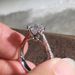 Cao Shi's Classic Six Claw Simple And Elegant Twisted Arm Snowflake Zircon Ring, Wedding Accessories For Women_ipsvogv.com