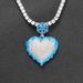 Unisex Hip Hop Men's Frozen Heart Necklace Luminous Personality Micro Inlaid Zircon Couple Style Men And Women Trendy Love Pendant_ipsvogv.com