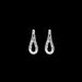 Women's Bridal Jewelry Set - Shiny Diamond Necklace & Earrings, Sterling Silver Wedding Jewelry_ipsvogv.com