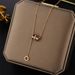 Live Sreaming New Produc Accessories Ianium Necklace, Female Wais, Rose Gold, Sainless Seel Jewelry, Round_ipsvogv.com