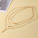 New Style Fashion Golden Triangle Geometry 3-Layer Necklace Collar_ipsvogv.com