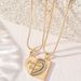 Couple Love Heart Pendant Necklaces for Women Men Hip Hop Punk Necklace Couple Jewelry Gift Metal Chain_ipsvogv.com