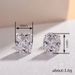 Cao Shi's Exquisite Zircon Square Geometric Are Simple Versatile, With A Niche Temperament And Classic Earrings_ipsvogv.com