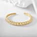 Bangles Bracelet With Adjustable Opening Simple Croissant Brass Hip Hop_ipsvogv.com