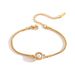 Women's Jewelry Niche Simple Gold Plated Turquoise Titanium Steel Bracelet Female INS Style All Match Temperament Hand Jewelry_ipsvogv.com