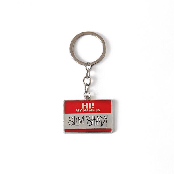American Hip-hop Rapper And Ruffian Am Slim Shady, Hang Tag Necklace, Metal Keychain, Pendant Accessory_ipsvogv.com