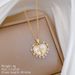 Love 【 】 Cross Light Luxury Charm Gorgeous Full Diamond Necklace Women's Versatile Clavicle Titanium Steel Chain 【 】_ipsvogv.com