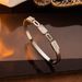 Jewelry Stainless Steel Plating Bracelet Exquisite Women's Spring Bracelet Opening Titanium Steel Bracelet DW Bracelet_ipsvogv.com