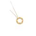 New card titanium steel talisman cake necklace full of diamonds, lucky roulette pendant, clavicle chain, internet celebrity popular choice necklace_ipsvogv.com
