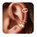 Women’s Jewelry Set Fashion Hot Selling Across Fashionable And Versatile Ear Bone Clip With Zircon, Three Piece Set For Ladies' Earrings_ipsvogv.com
