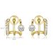 Women’s Jewelry Set Fashion Hot SaleReal Gold Brass Electroplating Fashionable Zircon Personalized Claw Shaped Ladies Creative High End Earrings_ipsvogv.com