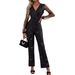 women's fashion slim silver hot jumpsuit evening dress women's clothing_ipsvogv.com