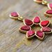 Cross Retro Natural Stone Emperor Stone Earrings Earrings Leaf Petals Ladies Temperament Earrings_ipsvogv.com
