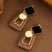 Fashionable Minimalist Maillard Style Geometric With Feminine Temperament, Versatile, Fashionable And High-end Silver_ipsvogv.com