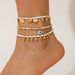Ethnic Ocean Style Rice Bead Set Anklet Accessories Beach Rounds Water Drop Tassel Foot Chain_ipsvogv.com