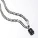 Good luck nameplate titanium steel necklace for men and women ins cold style light luxury jewelry high end niche sweater chain men's accessories_ipsvogv.com