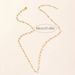 Gold silver French style long diamond tassel necklace for women_ipsvogv.com