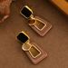 Fashionable Minimalist Maillard Style Geometric With Feminine Temperament, Versatile, Fashionable And High-end Silver_ipsvogv.com