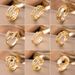 【 New Product 】 Copper Gold Plated Fashion Light Luxury Versatile Design Ring Female Opening_ipsvogv.com