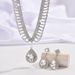 Women’s Jewelry Set Fashion Light Luxury Water Drop Necklace Earrings Set Wedding Accessories Fashion Bridal Jewelry Set Christmas Wedding_ipsvogv.com