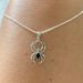 Cao Shi Fashion Personalized Halloween Ghost Spider Necklace New Exaggerated Accessories_ipsvogv.com