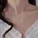 Silver Plated Butterfly Necklace 2024 New Popular Item Light Luxury High-end Necklace Niche Women's Collarbone Chain_ipsvogv.com