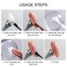 Nail Stamper Clear Silicone Head For France nail maincure with Cap Nail Art Stamping PlateTransparent Nail Stamper Templates_ipsvogv.com
