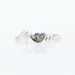 Women's Jewelry Elegant Heart-Shaped "Mom" Engraved Ring With Floral Design, Silver Plated Copper, Perfect Gift For Mother's Day_ipsvogv.com