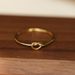 High Quality Titanium Steel Material, Genuine Gold Electroplating, Minimalist And Fashionable Knotted Peach Heart Ring_ipsvogv.com