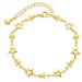 Star Niche Design Copper Plated K Real Gold Whitening Sweet Bracelet High End Extendable And Adjustable Creative Hand Jewelry_ipsvogv.com