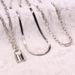 Accessories Fashion Chain Cold Wind Multi Element Geometric Peach Heart Style Necklace Set_ipsvogv.com
