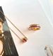 Designer's Couple High Luxury Fashion Trendy Cool New Gear Inlaid Diamond Ceramic Rotating V-Gold Color Separation Necklace INS Couple Necklace_ipsvogv.com