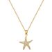 Sea 【 】 Star Light Luxury Charm Gorgeous Full Diamond Necklace Women's Versatile Clavicle Titanium Steel Chain 【 】_ipsvogv.com