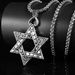 Stainless Jewelry, Titanium Steel Necklace, Men's Double-sided Hexagonal Alloy Pendant, Personalized Hip-hop Accessories_ipsvogv.com