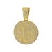 Bit-B Round Plate Full Diamond Hip-hop Rapper Long Men's Cuban Necklace Accessory_ipsvogv.com