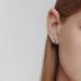 South Korea Fever same style round silver pearl stud earrings female niche light luxury elegant simple all-match popular earrings_ipsvogv.com