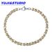 Fashion Hip Hop Stainless Imperial Byzantine Necklace Titanium Jie Men's Room Steel Color Neck Chain_ipsvogv.com