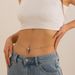 Sexy Rhinestone Tassel Pendant BodyChain Simple Round Bead Chain Navel Nail Waist Accessory_ipsvogv.com